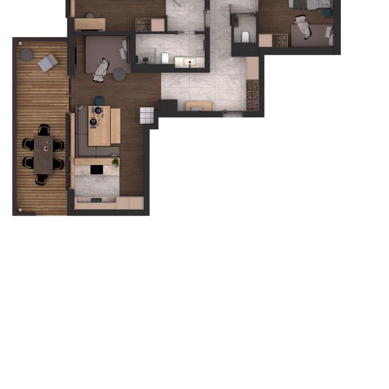 MOAHOF Chalets & Appartements - Deluxe Apartment mit 2 Schlafzimmern - 1