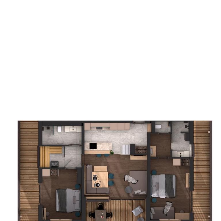 MOAHOF Chalets & Appartements - Deluxe Apartment mit 2 Schlafzimmern - 1