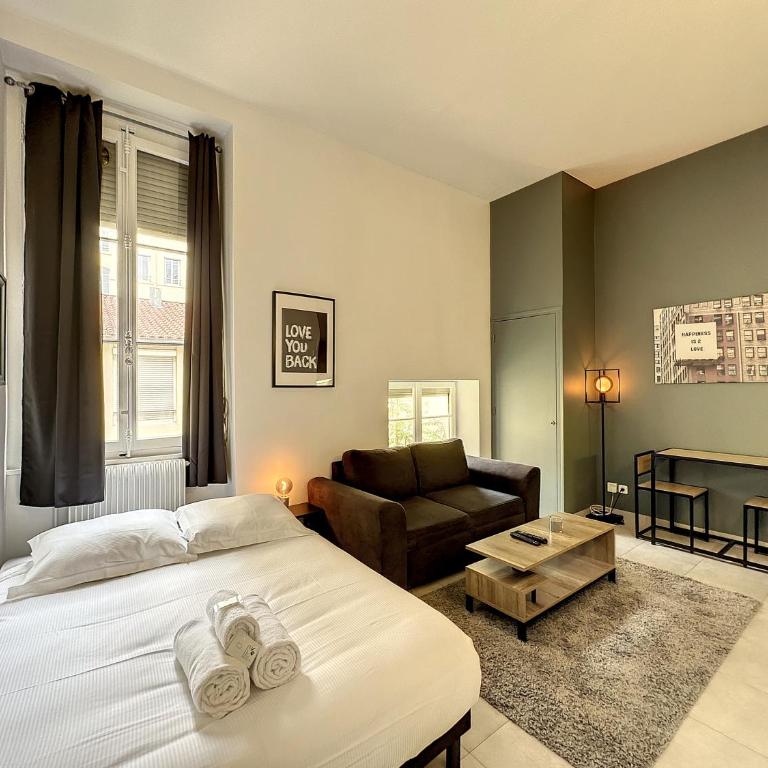 Cosy appart Lyon 6 Métro Foch Bossuet 1 - Apartment mit 1 Schlafzimmer - 1