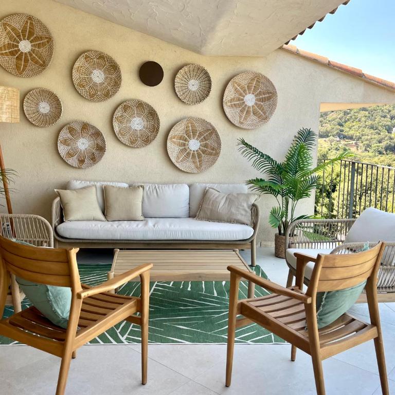 Villa Giuliaca piscine chauffée, calme, vue spectaculaire, proche des plages - Villa - 10