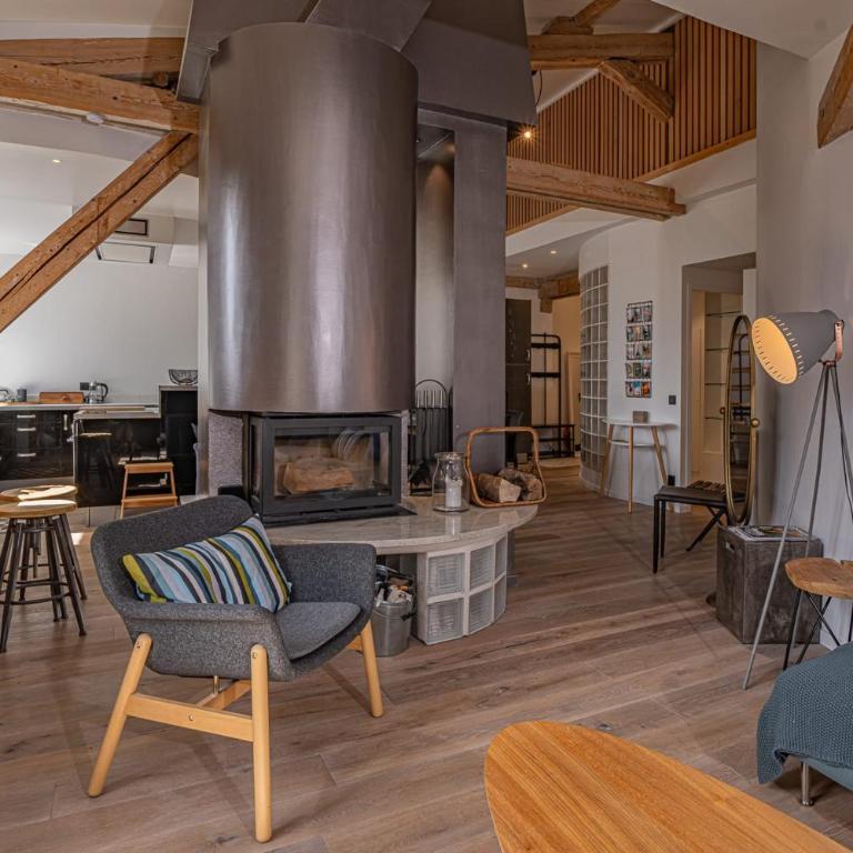 Majestic Panorama - Cozy Fireside Living Overlooking Mont-Blanc - Apartamento - 8