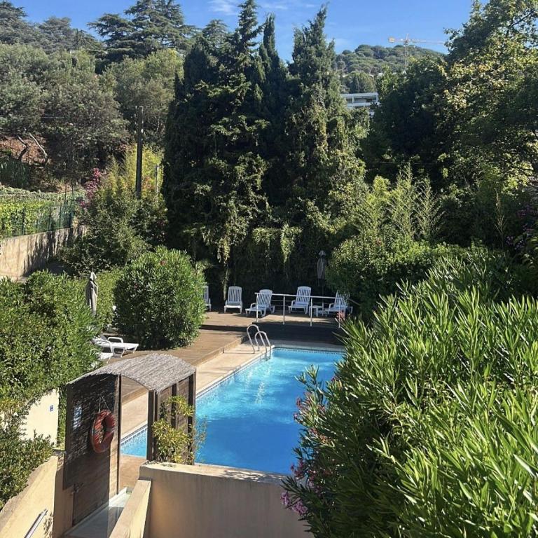2 pièces climatisé dans résidence avec piscine - Appartement avec Terrasse - 1