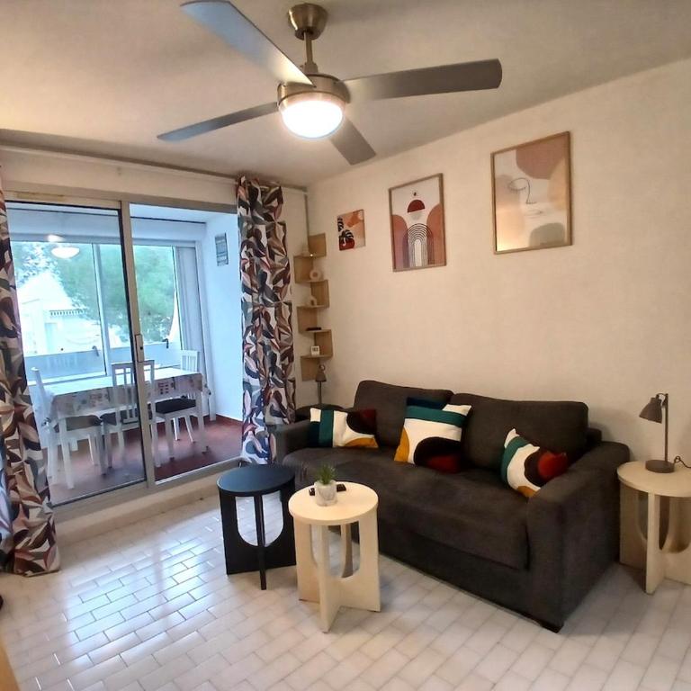 Studio cosy avec piscines à 5 min de la plage - Appartement - Vue sur Jardin - 15