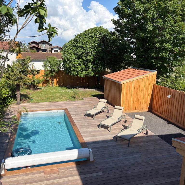 Villa Bonheur - Piscine face au port de La Teste - Ferienhaus - 10