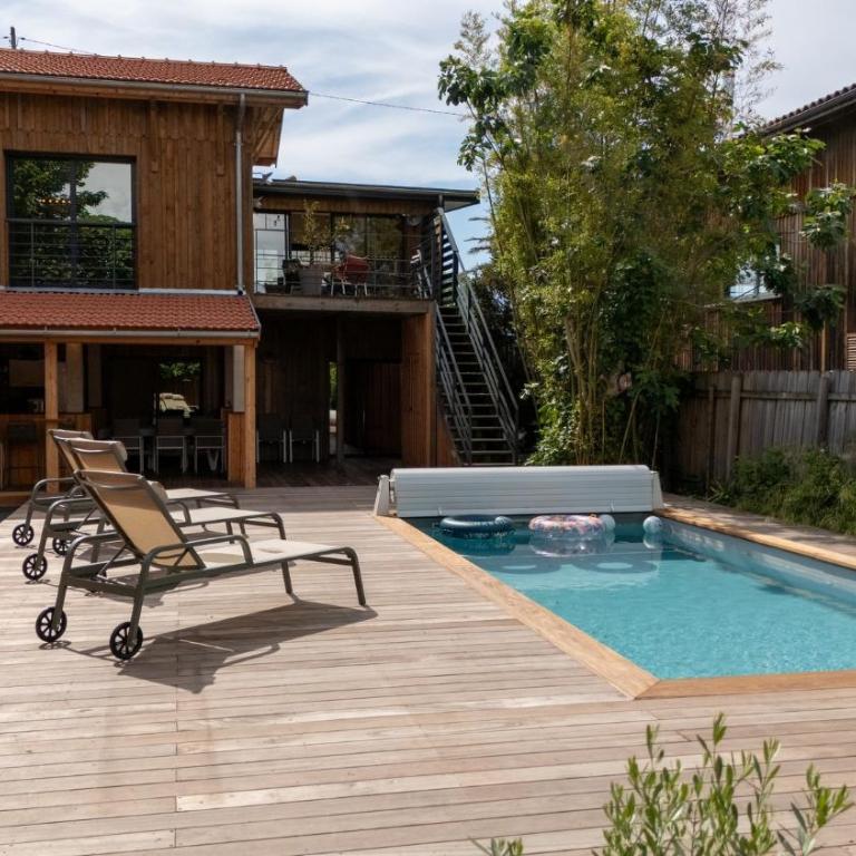 Villa Bonheur - Piscine face au port de La Teste - Ferienhaus - 18