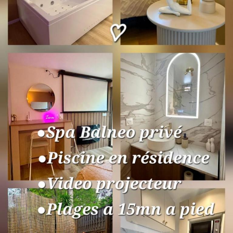 Charmant Studio 4P en résidence avec piscine Sanary sur Mer Bandol Plages et circuit du Castellet - Apartment mit 1 Schlafzimmer - 2