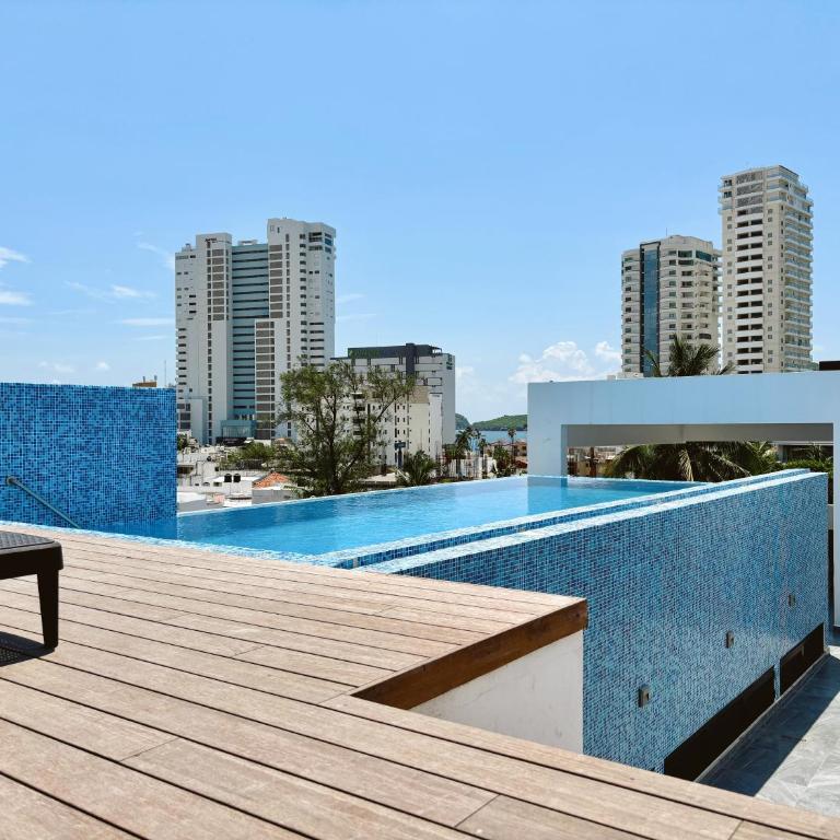Depto con Alberca en Zona Dorada Mazatlan - Two-Bedroom Apartment - 26