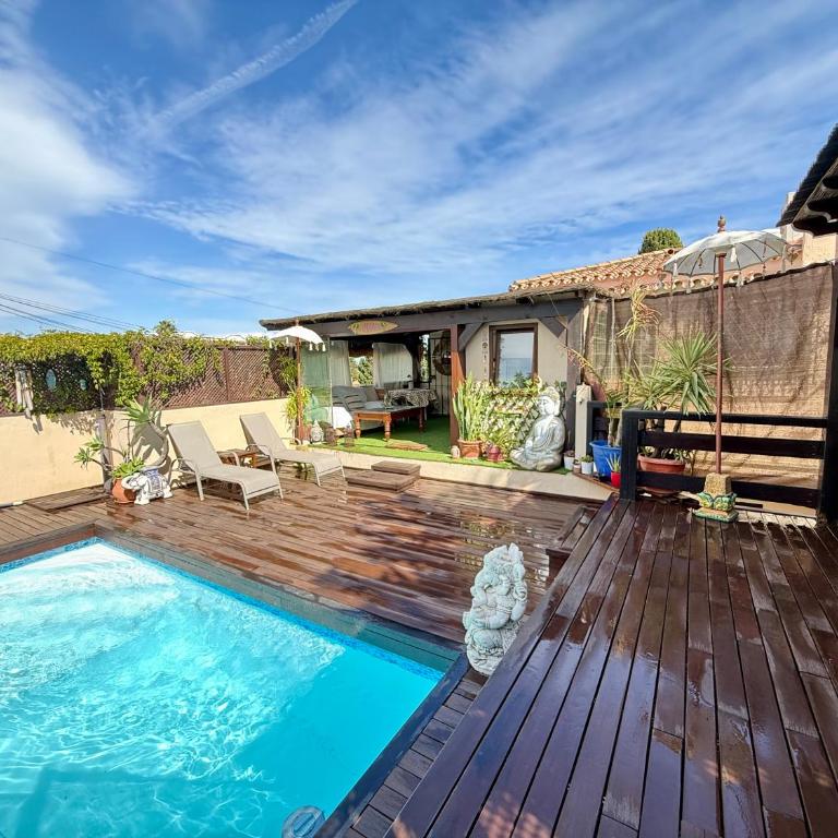 Bungalow Aloha, Piscina Privada, Playa y Barbacoa - Bungalow - 15