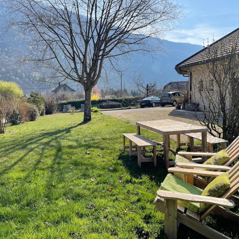 Gite 5 personnes - Nances, lac d'Aiguebelette - Appartement 2 Chambres avec Vue - 15