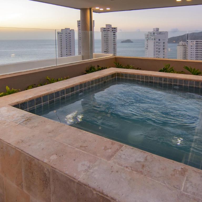 Luxury Loft P12 Vistas al Mar y Sierra Nevada Piscina & Jacuzzi - Apartamento de 1 dormitorio con balcón y vistas a la montaña - 49