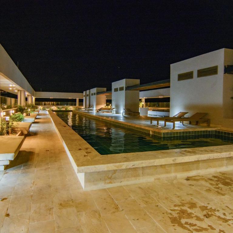Luxury Loft P12 Vistas al Mar y Sierra Nevada Piscina & Jacuzzi - Apartamento de 1 dormitorio con balcón y vistas a la montaña - 56