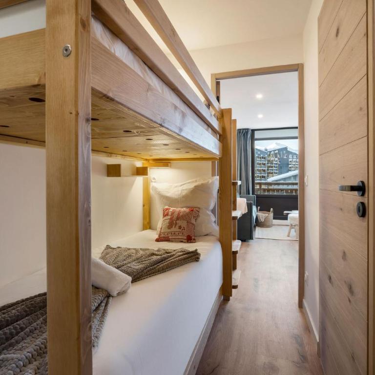 Charming 6-Person Flat - Heart of Val Thorens, 3 Vallées Ski Area - Appartement 2 Chambres avec Vue sur la Montagne - 4
