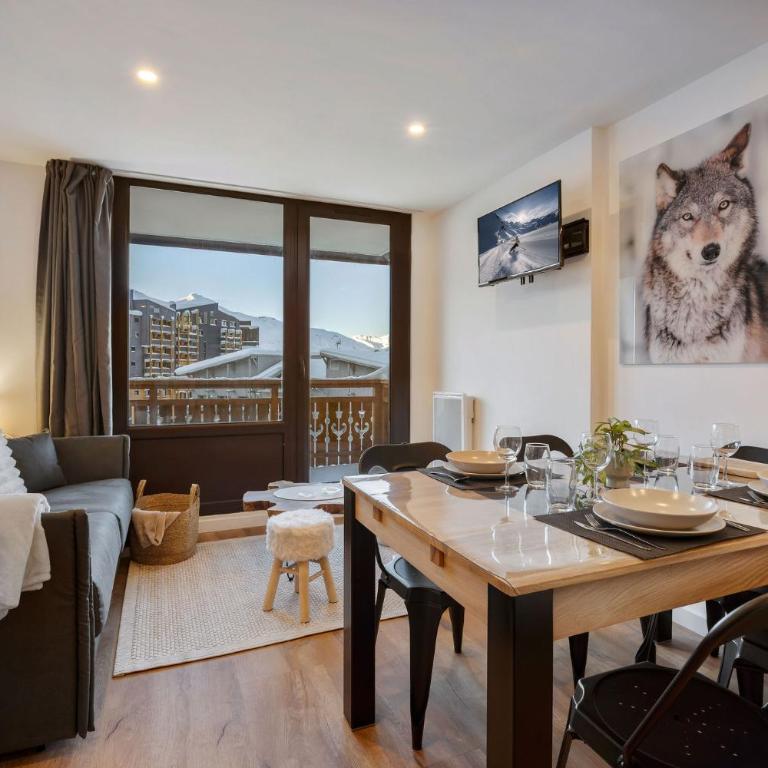 Charming 6-Person Flat - Heart of Val Thorens, 3 Vallées Ski Area - Appartement 2 Chambres avec Vue sur la Montagne - 10