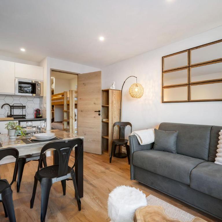 Charming 6-Person Flat - Heart of Val Thorens, 3 Vallées Ski Area - Appartement 2 Chambres avec Vue sur la Montagne - 3