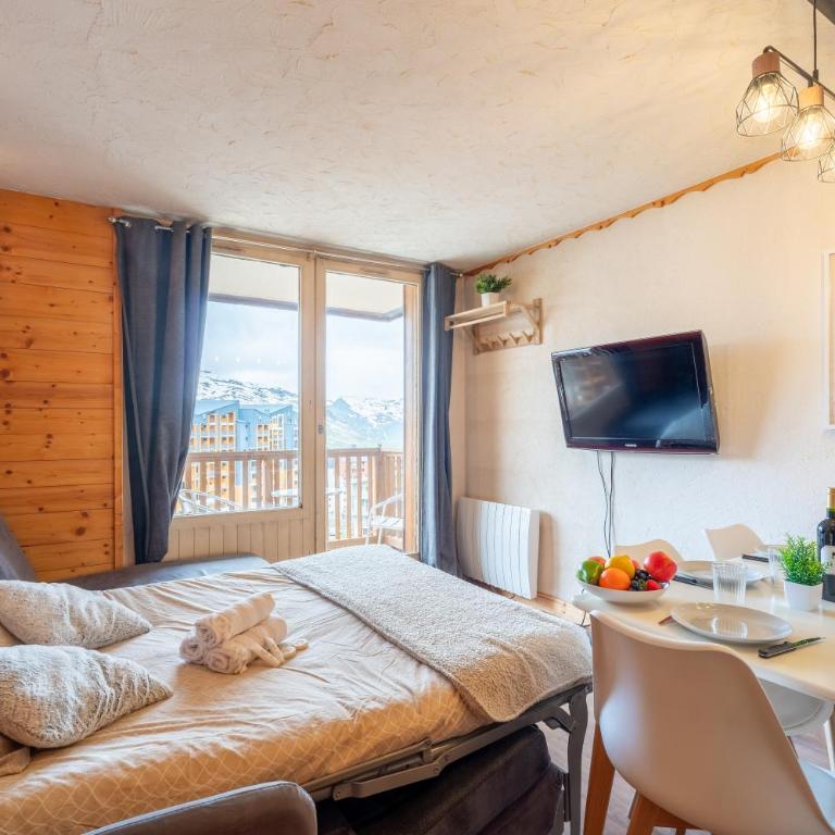 Charming 6-Person Flat - Heart of Val Thorens, 3 Vallées Ski Area - Appartement avec Vue et Balcon - 11