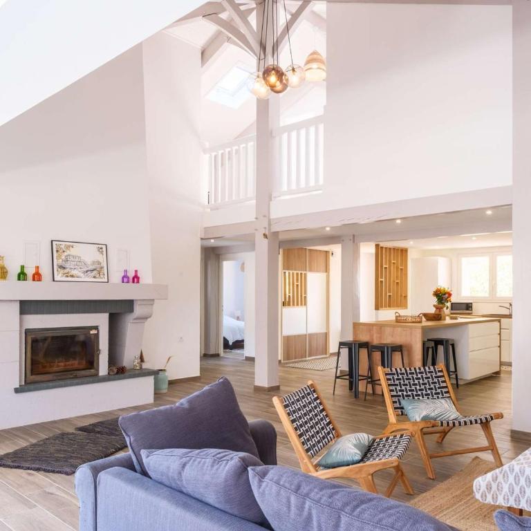 Villa avec piscine - 11 pers., Ã 300m de la plage - FR-1-877-10 - Villa - 7