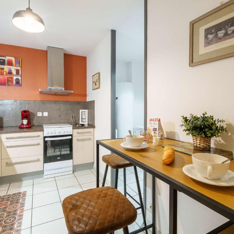 Charmant appartement T3 au cœur de Biscarrosse - FR-1-877-3 - Appartement - 9