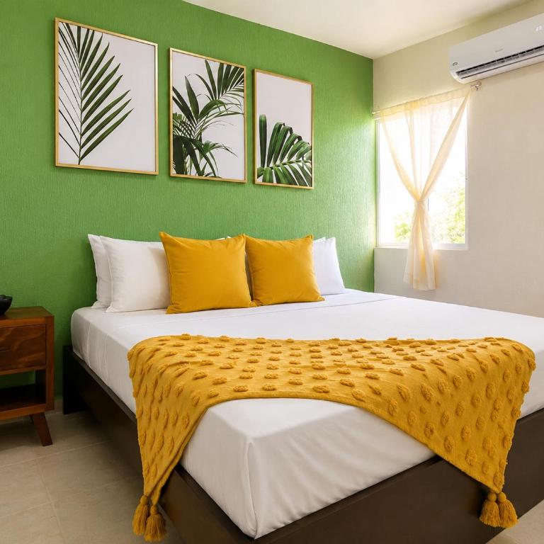 Kuxaan Cielo Terraza privada y comodidad a pocos minutos de la playa - Three-Bedroom Apartment - 18
