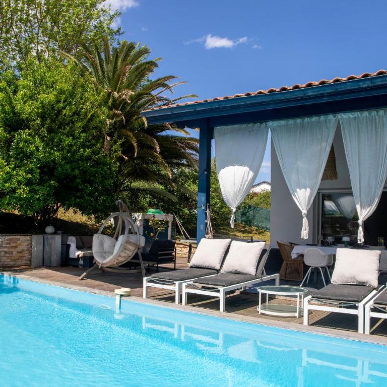Villa Argi Zabalean, Piscine chauffée, 8pax, Plage 3kms - Villa - 2