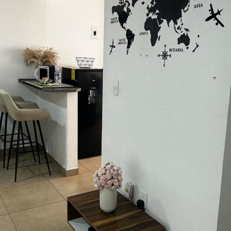 A pasos del aeropuerto AICM,Cómodo y practico, 2 camas - Apartamento de 2 dormitorios - 12