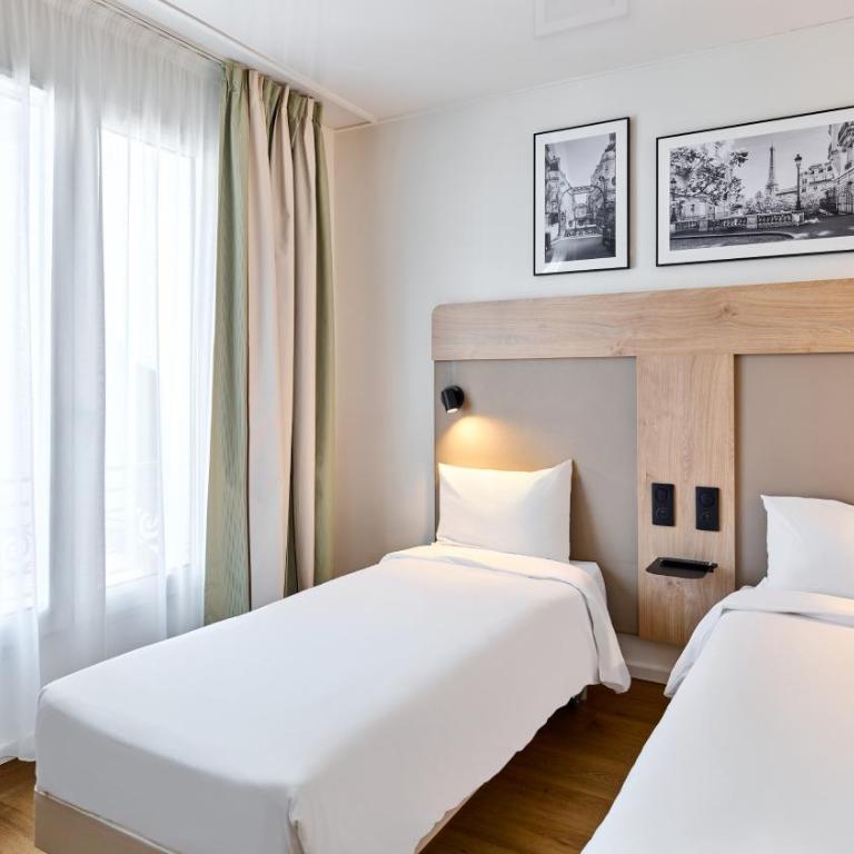 Campanile Prime - Paris 14 Maine Montparnasse - Chambre Lits Jumeaux - 1