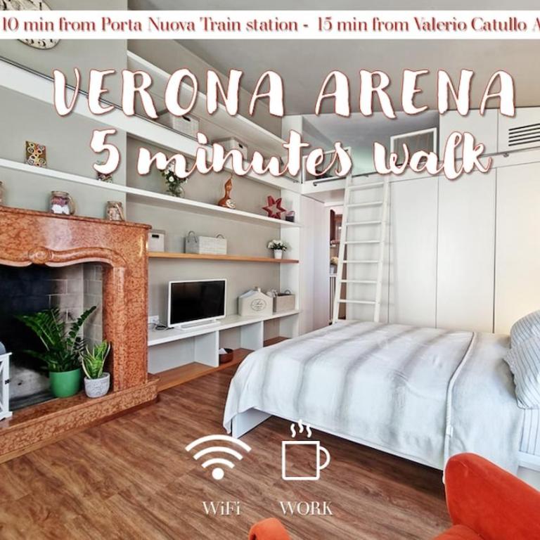 La Scaletta Bianca - A bright hideaway in Verona - Appartamento con 1 Camera da Letto - 1