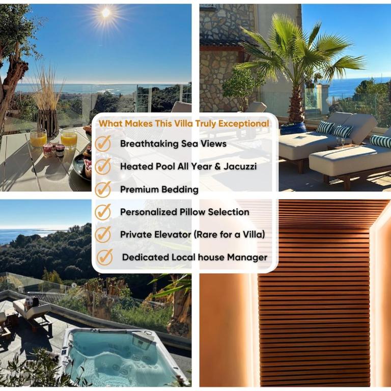 Sea View Villa Roc d'Azur - Pool - Jacuzzi - Villa con Vista Mare - 14