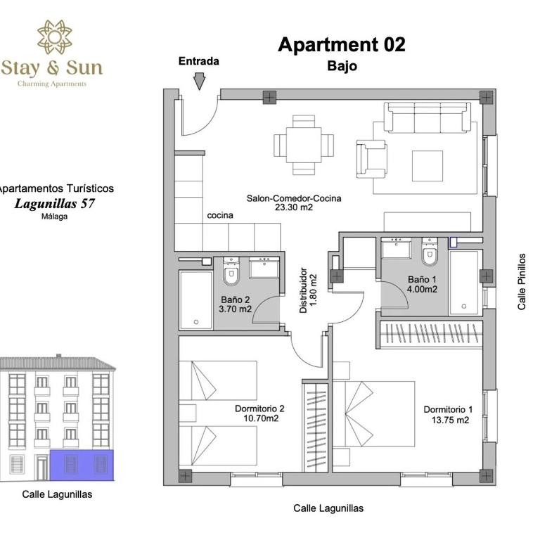 Apartamentos Turísticos Lagunillas 57 - Apartamento Clásico - 4