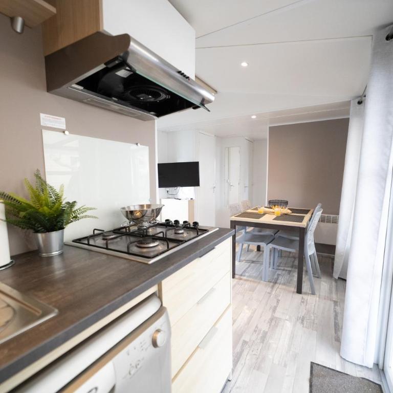 Mobil-home au Camping Castellas - Bungalow Deluxe - Vue sur Jardin - 5