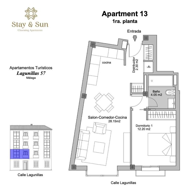 Apartamentos Turísticos Lagunillas 57 - Apartamento de 1 dormitorio - 14