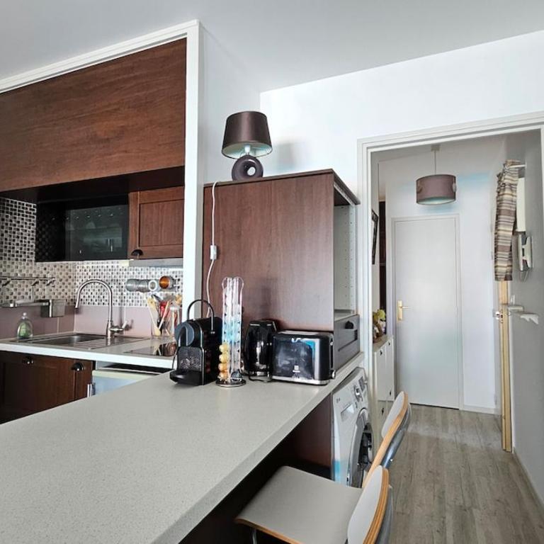 Studio 3 pers, sea view, bike storage - Appartamento con 1 Camera da Letto - 13
