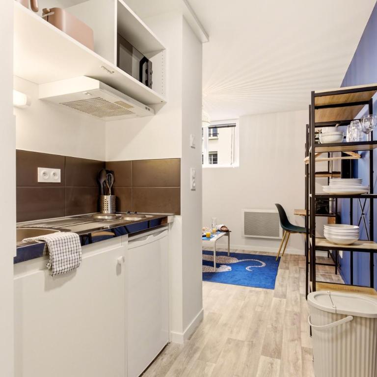 Studio L'Indigo - F1 design, hypercentre - CAEN - Appartement 1 Chambre - 3