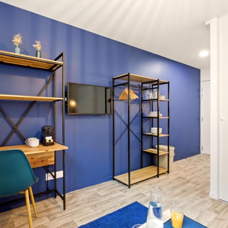 Studio L'Indigo - F1 design, hypercentre - CAEN - Appartement 1 Chambre - 5
