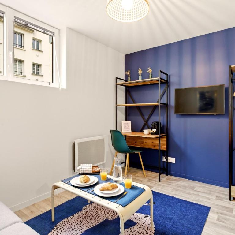 Studio L'Indigo - F1 design, hypercentre - CAEN - Appartement 1 Chambre - 2