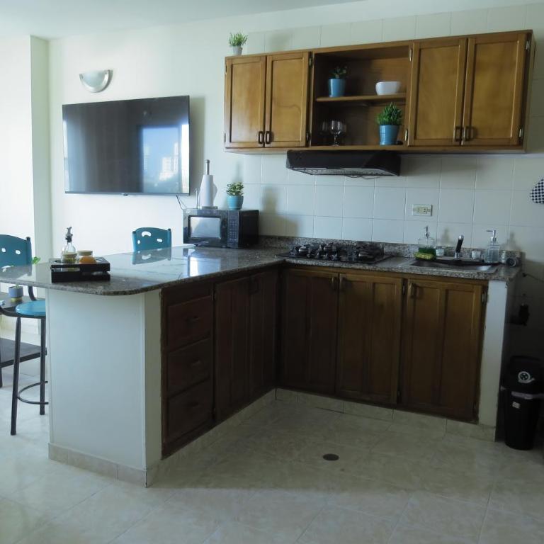 Apartamento acogedor con balcón cerca a rodadero - Apartamento de 1 dormitorio - No fumadores - 12