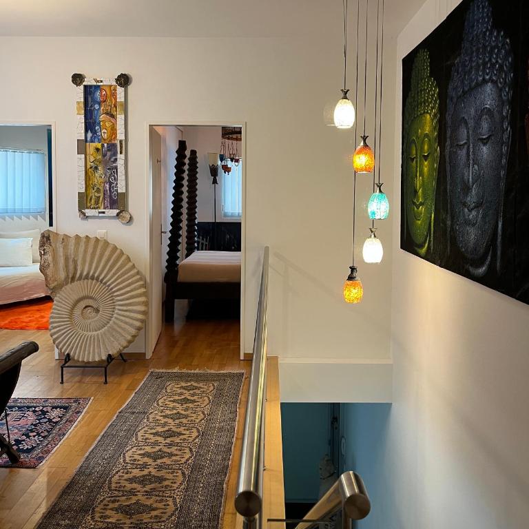 Luxury Duplex with Rooftop, View of Lausanne Cathedral - Loft-Apartment mit 3 Schlafzimmern - 48