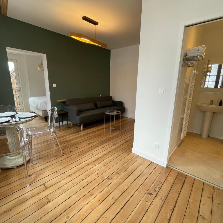 Appartements boutique dans un hôtel particulier rénové Centre & gare Parking privé Villa Vermillon Galerie - Apartamento Deluxe de 1 dormitorio - 24