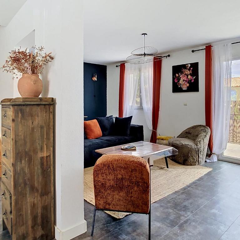 Maison cosy - piscine commune en résidence privée - Villa - 3