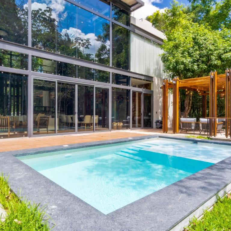 Luxury Jungle Retreat - 4 Bedroom Villa with Private Pool and Cenote - fits 14 - Four-Bedroom Vacation Home - 72