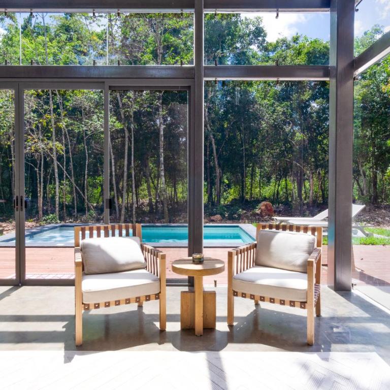 Luxury Jungle Retreat - 4 Bedroom Villa with Private Pool and Cenote - fits 14 - Four-Bedroom Vacation Home - 83