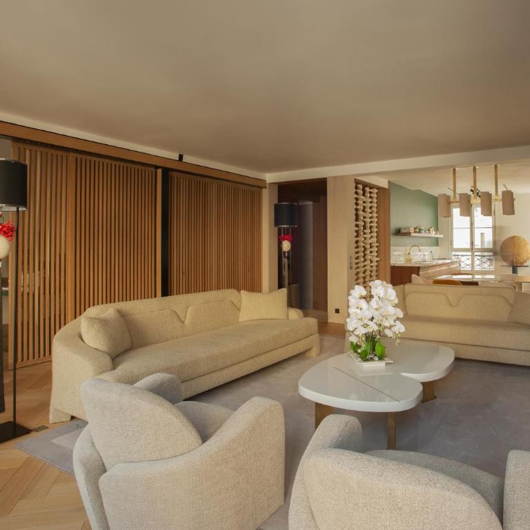 Luxueux Appartement avec balcon, Champs Élysées - Appartement 3 Chambres Premium avec Balcon - 12