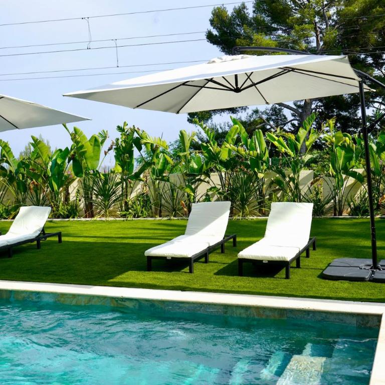 FRGK Luxury Villa Azura with beachfront pool for 10 people Maréchal Juin - Villa avec Piscine Privée - 29