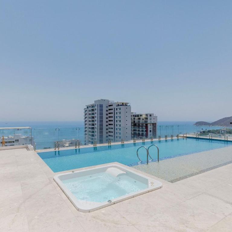 2 Dormitorios, terraza y vista al mar Caribe - Apartamento - 41