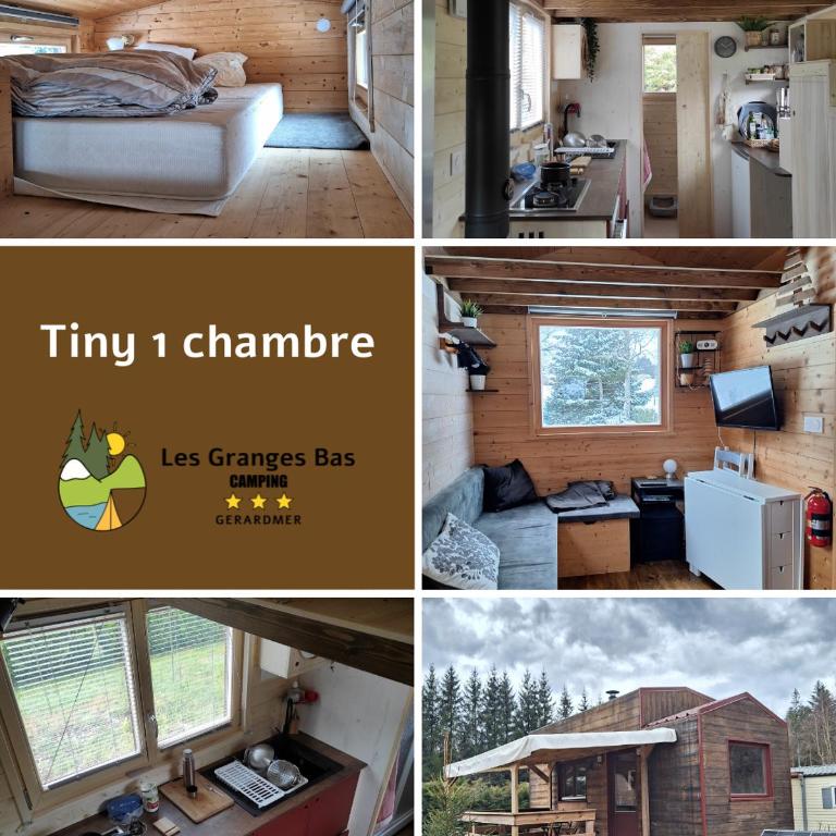 Tiny House - Cottages - Mobilhomes - Camping Les Granges Bas - Bungalow 1 Chambre - 2