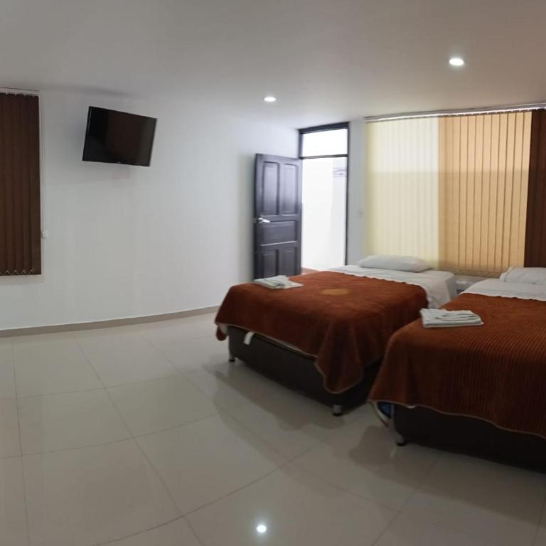 Hotel the Blue House - Habitación Doble con baño privado - 2 camas - 6