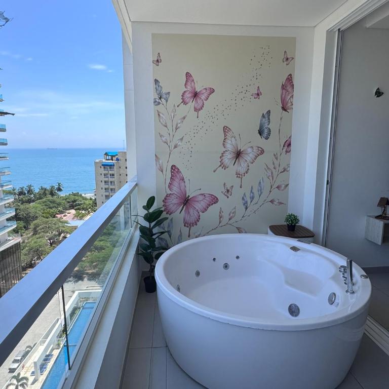 Suite con Jacuzzi y vista al mar piso 13 - Apartamento de 1 dormitorio - 20