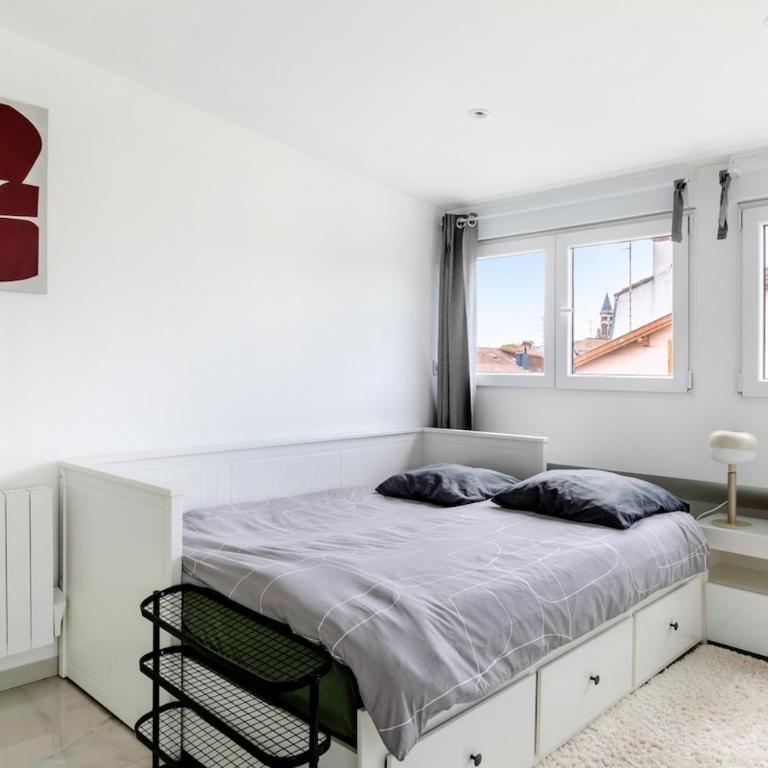 Studio Très Chic & Frais avec Ventilateur, Parking Privé Gratuit, MULHOUSE centre - Apartamento de 1 dormitorio - 11