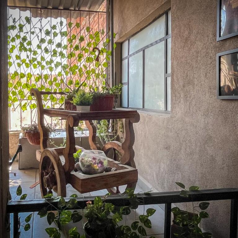 Casa Corregidora - Estudio con cama extragrande y sofá cama - 10
