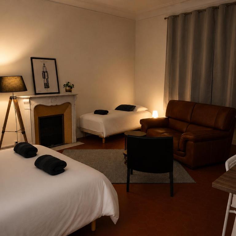 Chambre dans villa privée, charme et confort proche Vélodrome & plages - Parking privé - Chambre Familiale - 12