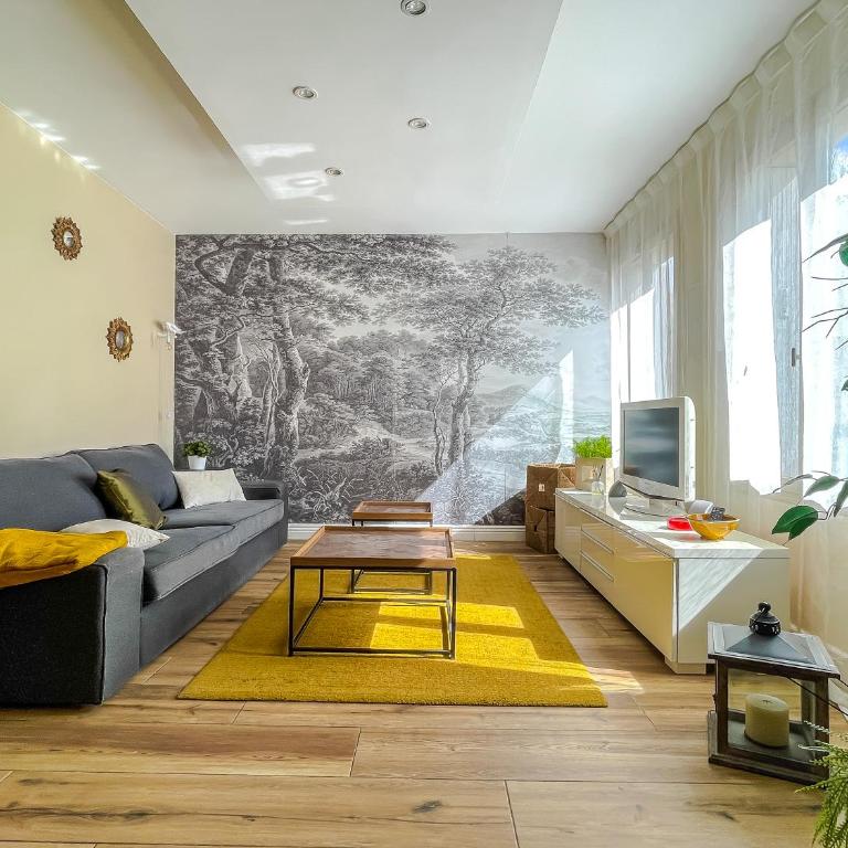 RétroMirabeau "Le Raspaïl" - 65m2 avec VUE - 2 CHAMBRES - 4 pers - COURS MIRABEAU HALLES GARE - EMPLACEMENT TOP - Chèques Vacances CONNECT - Apartamento de 2 dormitorios con vistas al jardín - 1